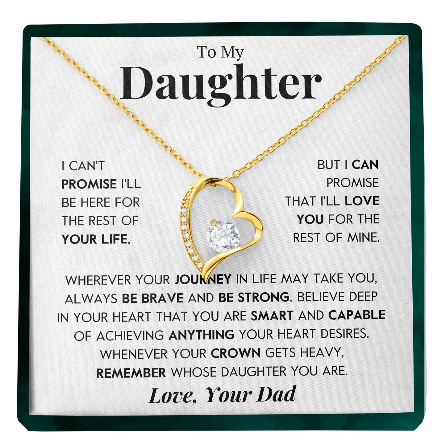 To My Daughter | "Your Crown" | Forever Love Necklace