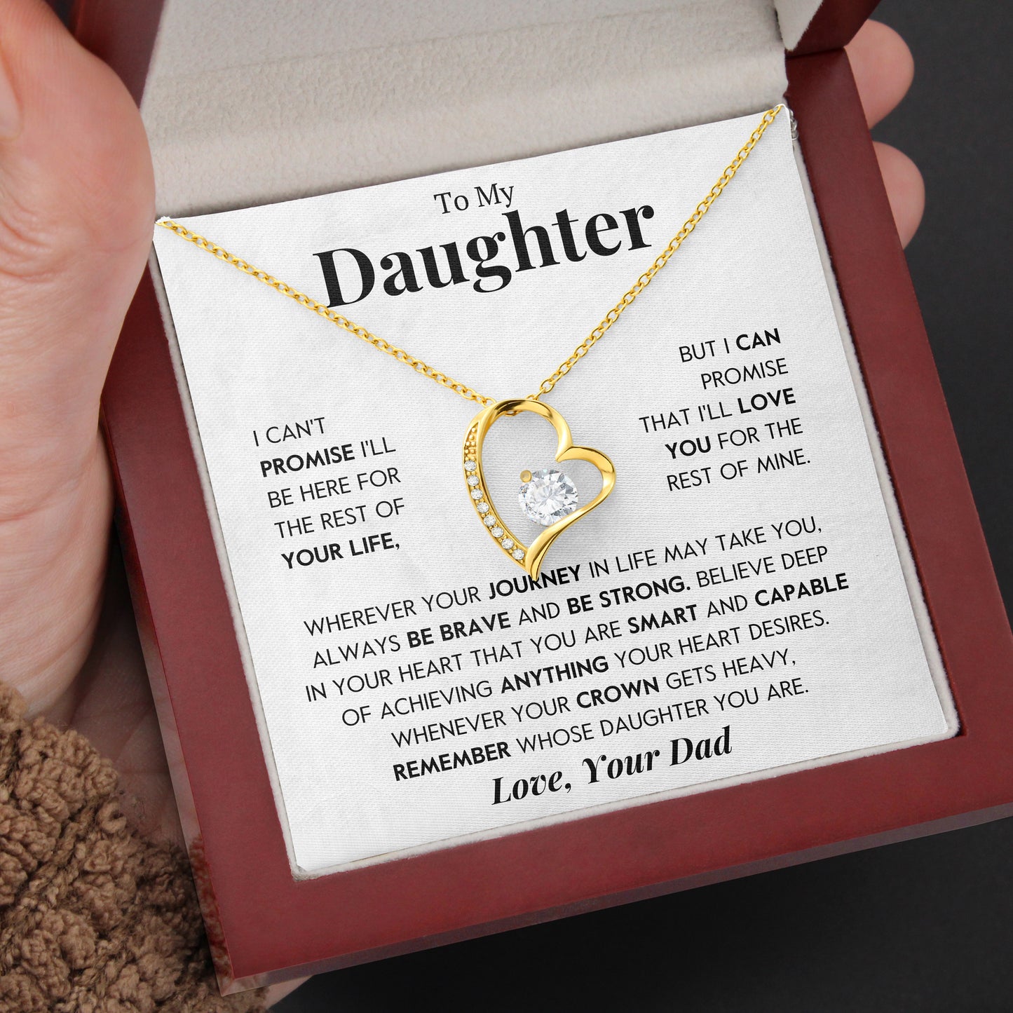 To My Daughter | "Your Crown" | Forever Love Necklace