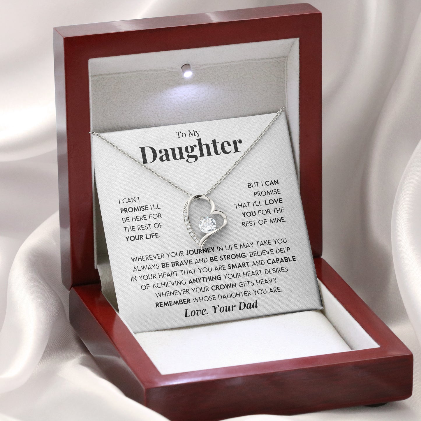 To My Daughter | "Your Crown" | Forever Love Necklace