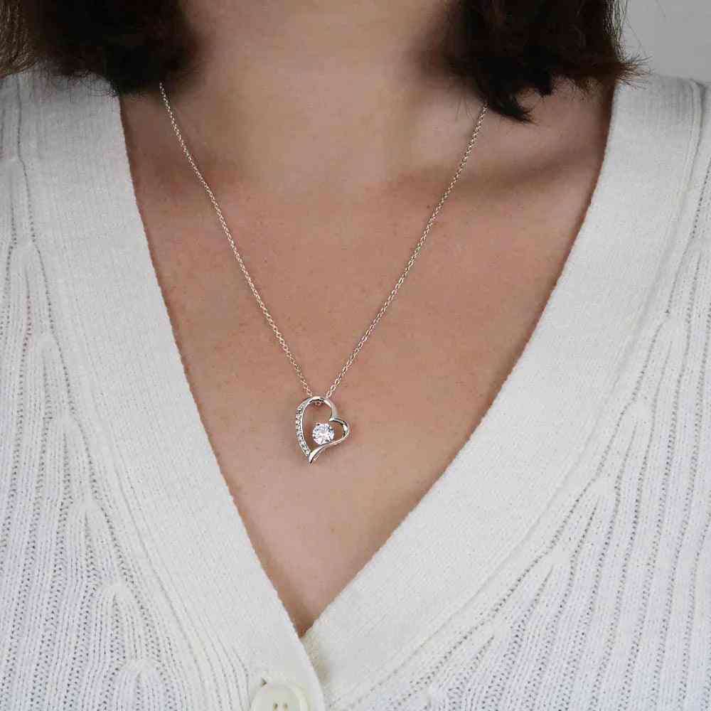 To My Daughter | "Carry You In My Heart" | Forever Love Necklace - Right In The Feels