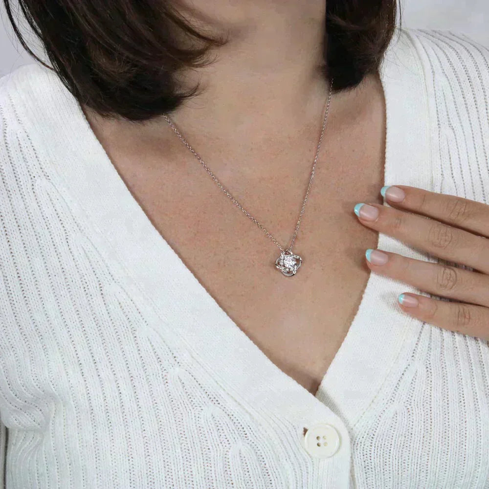 To My Wife | "Last Everything" | Love Knot Necklace - Right In The Feels