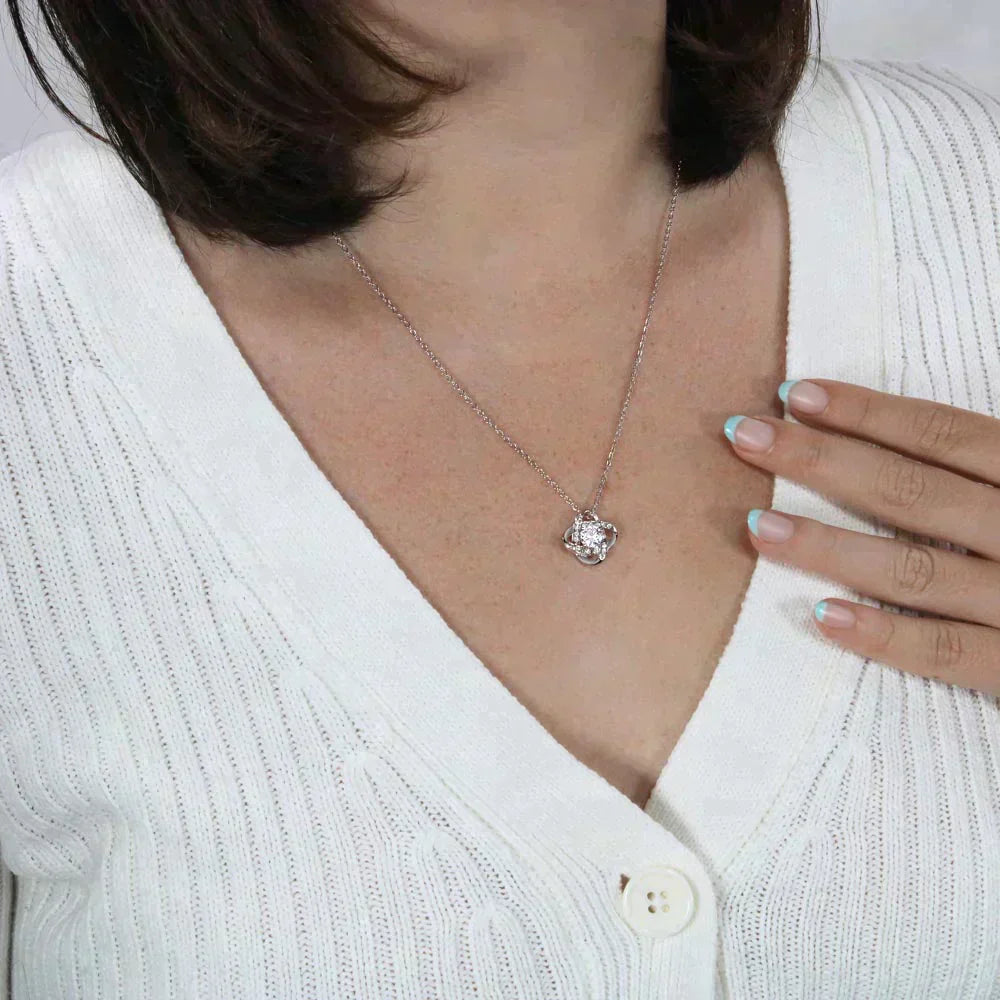 To My Wife | "Last Everything" | Love Knot Necklace - Right In The Feels