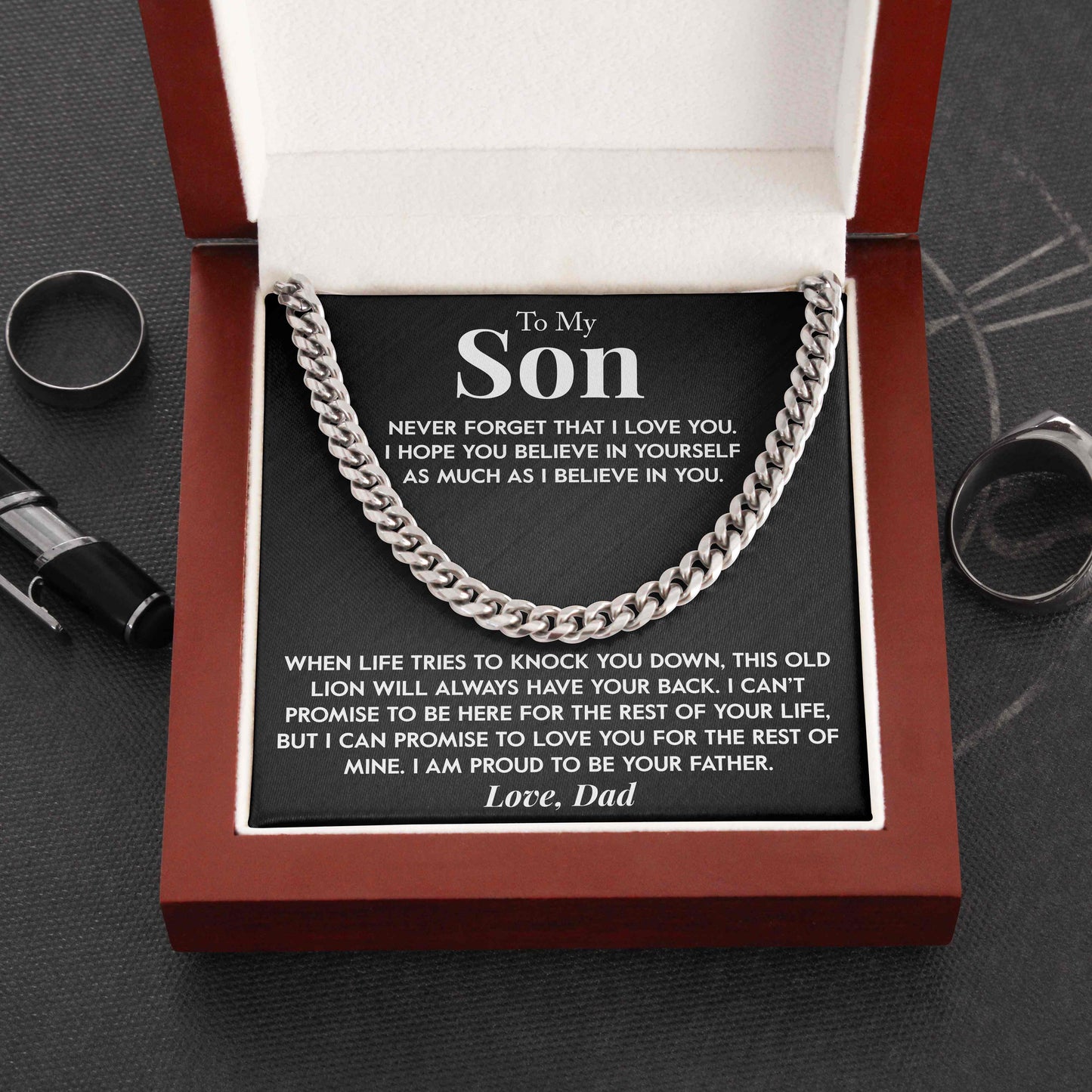 To My Son | "This Old Lion" | Cuban Chain Link - Right In The Feels