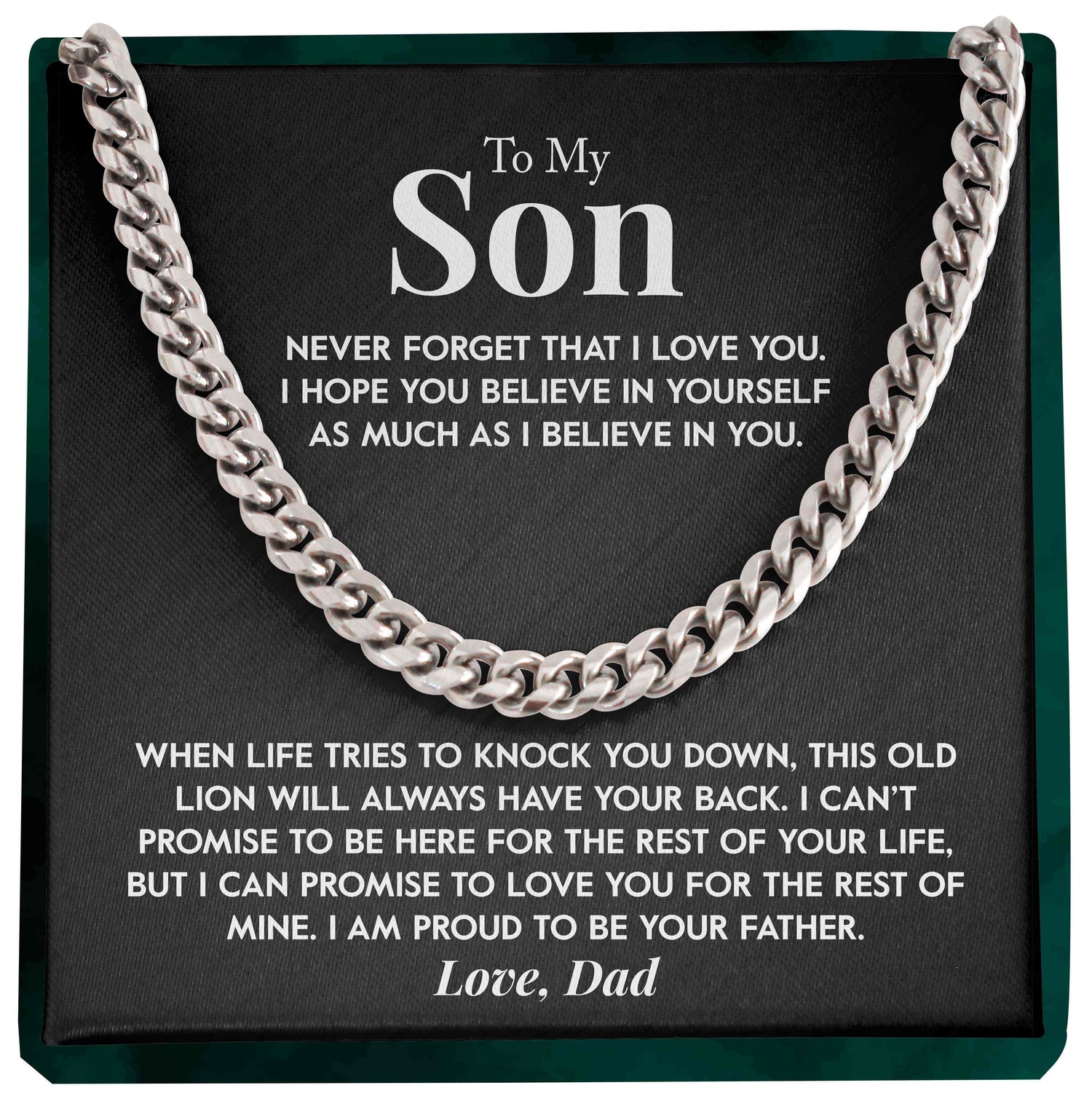 To My Son | "This Old Lion" | Cuban Chain Link - Right In The Feels