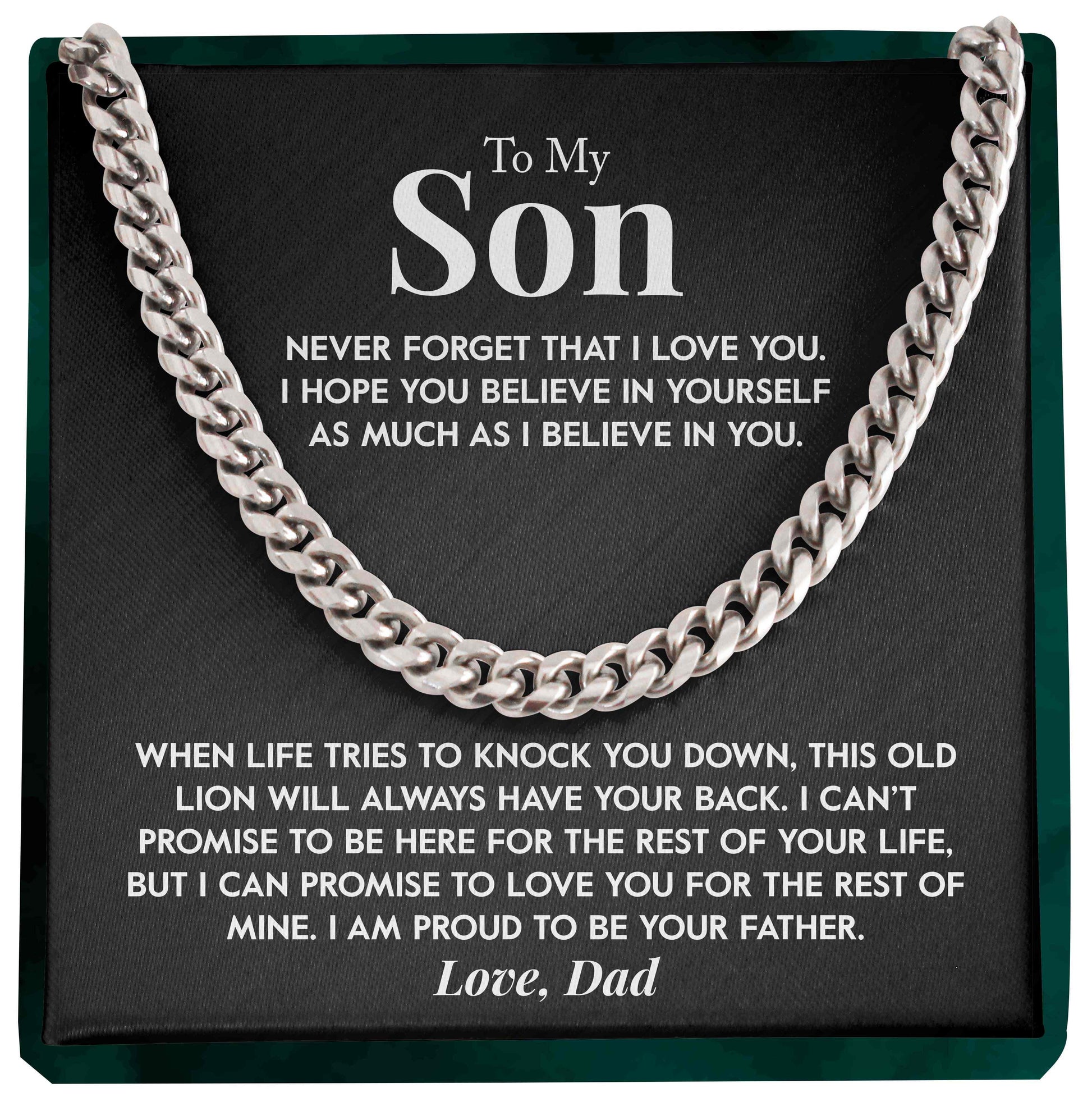 To My Son | "This Old Lion" | Cuban Chain Link - Right In The Feels