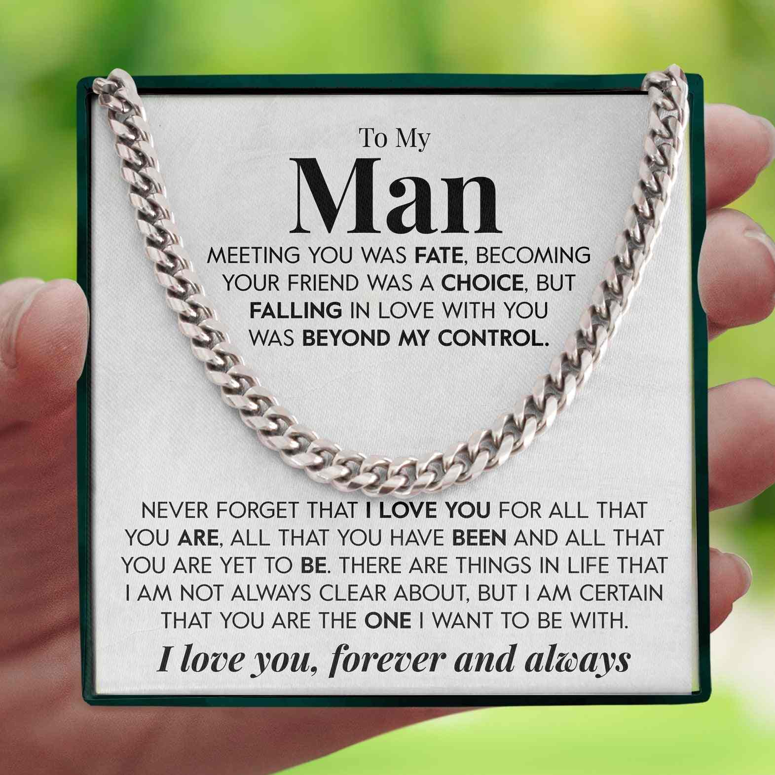 To My Man | "Beyond My Control" | Cuban Neck Chain - Right In The Feels