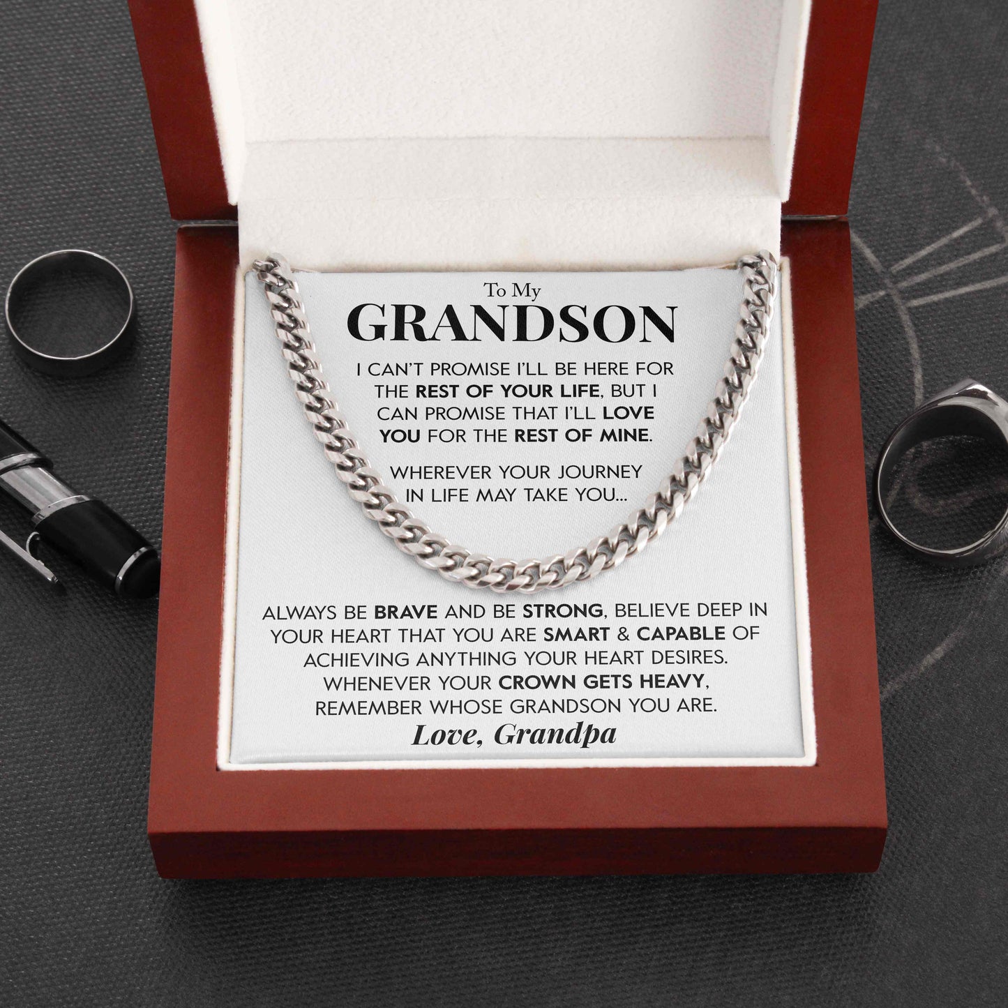 To My Grandson | "Rest of my Life" | Cuban Chain Link - Right In The Feels