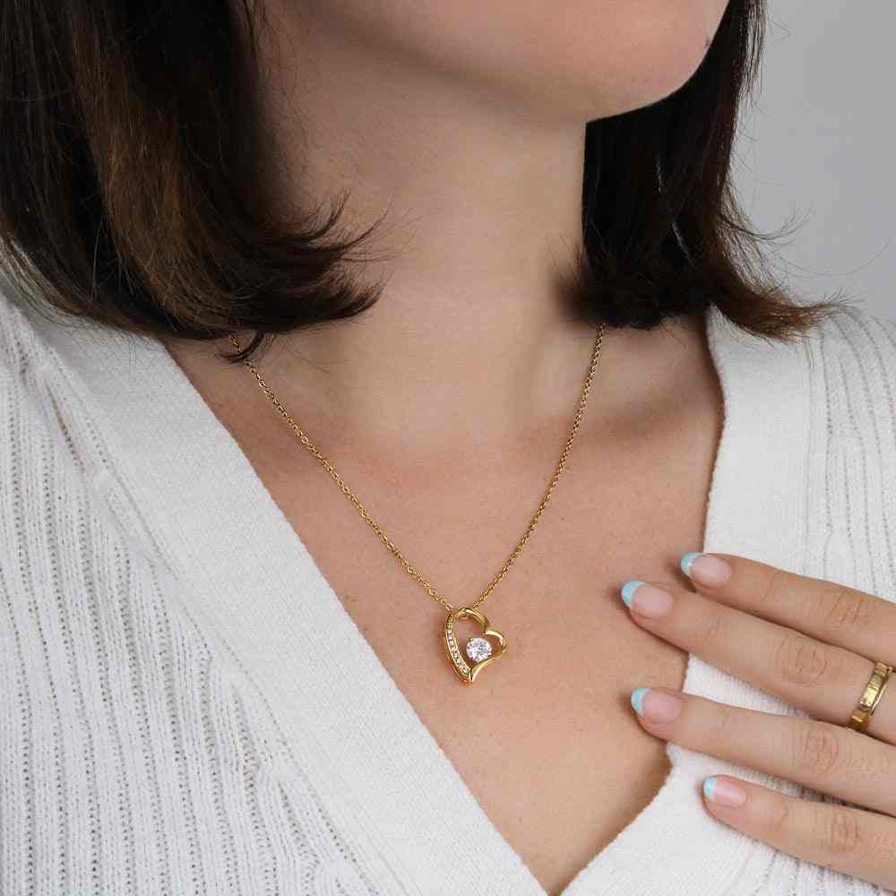 To My Daughter | "Heart Grew 3 Sizes" | Forever Love Necklace - Right In The Feels