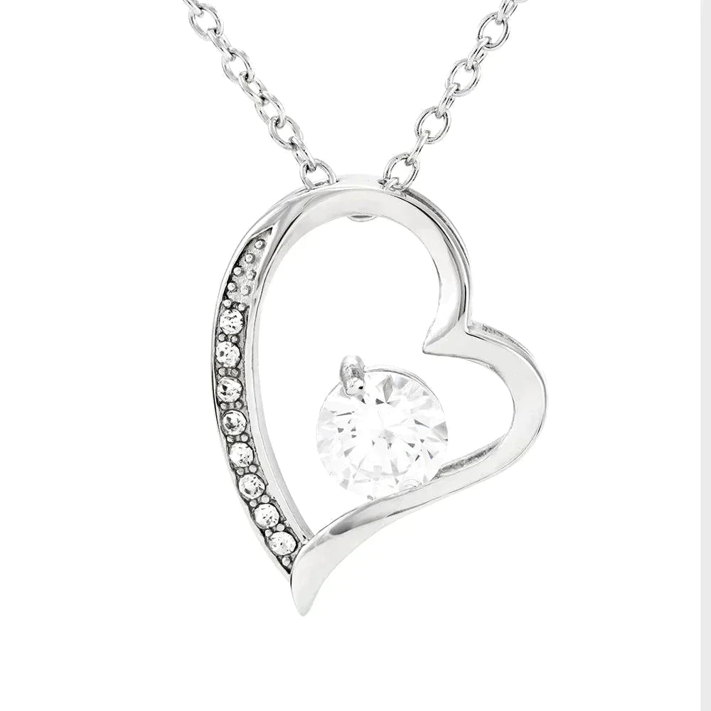 To My Daughter | "Carry You In My Heart" | Forever Love Necklace - Tiara Gifts Co